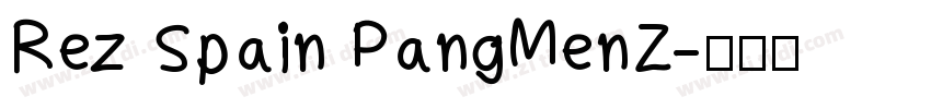 Rez Spain PangMenZ字体转换